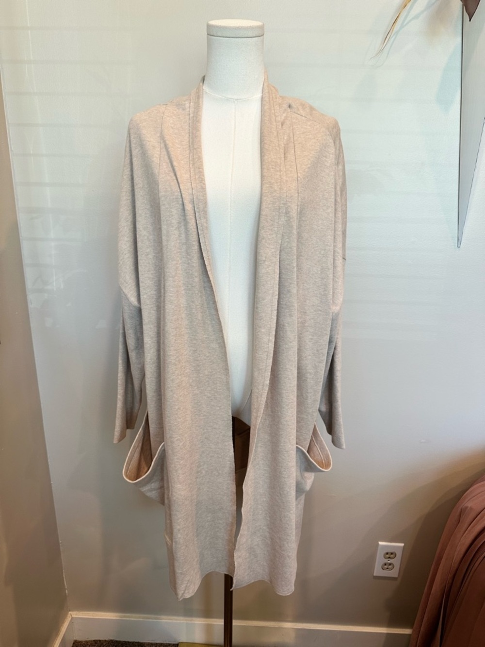 Pact Organic Cotton Airplane Wrap Cardigan XL NWT Minimalist Boho Chic